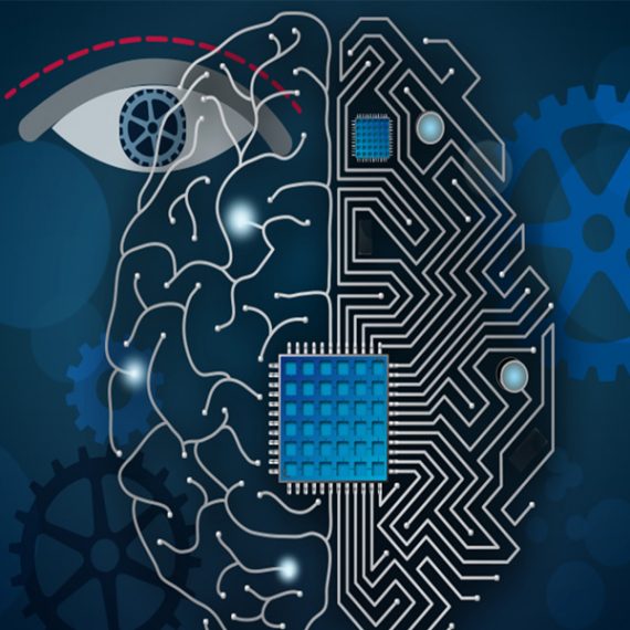 Artificial intelligence and deep learning visual recognition systems illustrated