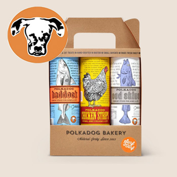Choice of items from PolkaDog, items for cats and dogs (up to 5 items)