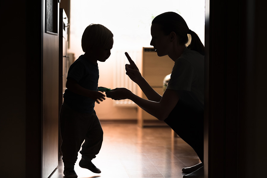 Teaching-parenting your kid concept.